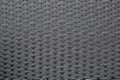 Dark grey weave plastic texture Royalty Free Stock Photo