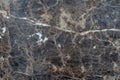 Dark grungy faded marble with veined white patterns - high quality texture / background Royalty Free Stock Photo