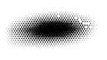 Dark Halftone Dot Gradient Texture Vector, vector design Generative AI Royalty Free Stock Photo