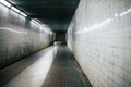 Dark hallway tunnel scary corridor Royalty Free Stock Photo