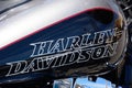 Dark Harley Davidson Petrol Tank.