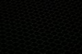 Dark hexagonal green honeycomb shaped background