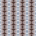 Dark indigo blue white bandanna style tye dye print pattern. Seamless ethnic silk home decor design with masculine
