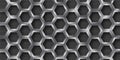 Dark industrial honeycomb background .