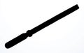 Old steel file. Vector drawing