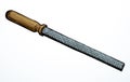 Old steel file. Vector drawing