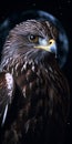 Dark And Intense: Photorealistic Raptor Portrait By Jean Delville