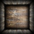 Dark interior wooden backdrop Royalty Free Stock Photo