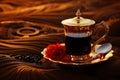 Dark and invigorating, Arabian black coffee offers a taste of tradition