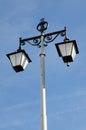 Dark Iron Street Lantern Royalty Free Stock Photo