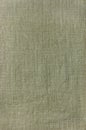 Dark Khaki Cotton Texture Closeup