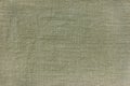 Dark Khaki Cotton Texture Detailed Closeup Royalty Free Stock Photo