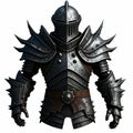 Dark Knight Battle Armor Royalty Free Stock Photo