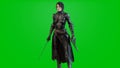Dark knight lady 3d render Royalty Free Stock Photo