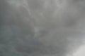 Dark layers cloudy rain coming. Dark storm clouds background. Dark sky full of clouds before the rain. Landscape of dark cloudy Royalty Free Stock Photo