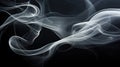 dark light smoke Royalty Free Stock Photo