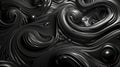 Dark liquid oil petroleum background. Black background with ligth splashes. Mixed oil paints. Art fluid.