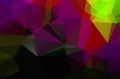 Dark low poly template Glitter abstract illustration with an elegant design esign