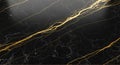 Dark Marble with Gold Veins Royalty Free Stock Photo