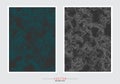 Dark Marble Imitation cover background vector set