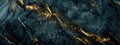 Dark marble texture with golden veins. Blue marble background wallpaper Royalty Free Stock Photo