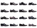 Dark men's shoes-1 Royalty Free Stock Photo