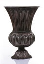 Dark metal vase