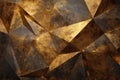 Dark metallic angular abstract compositio. Royalty Free Stock Photo