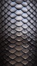 Dark Metallic Scale Pattern Seamless Texture Abstract Background Royalty Free Stock Photo