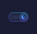 dark mode toggle button, vector