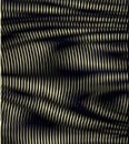 Dark monochrome mystical abstract texture with wavy striped forms.