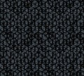Dark monochrome vector seamless pattern with small randomly scattered triangles Royalty Free Stock Photo