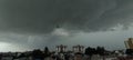Dark monsoon clouds before rain Royalty Free Stock Photo
