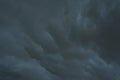 Dark monsoon clouds seen from the ground Royalty Free Stock Photo