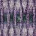 Dark moody purple and green seamless pattern