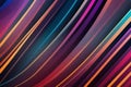 Dark Multicolor Modern gradient abstract illustration with bandy lines