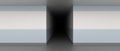 Dark Hallway intersection Royalty Free Stock Photo