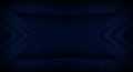 Dark Navy Blue Geometric Background with Diagonal Line Symmetry Royalty Free Stock Photo