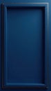 Dark navy blue rectangular frame, blank, clean lines , border, photography Royalty Free Stock Photo