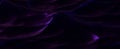 Dark neon sea wave. Night stormy glowing 3d render ultraviolet