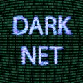 Dark net concept Vector