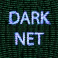 Dark net concept Vector Royalty Free Stock Photo