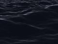 Dark ocean surface with large waves