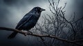 Dark Omen: Sinister Crow. Generative AI