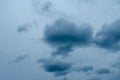 Dark ominous clouds. Dramatic sky cloud weather Royalty Free Stock Photo