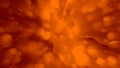 dark orange bokeh agleam volumetric shapes backdrop - abstract 3D rendering