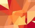 Dark orange, Yellow low poly texture. A sample with polygonal shapes. The best triangular design for your business