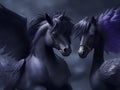 Dark Pegasus: Unleash the Power of Fantasy with Captivating Artwork Royalty Free Stock Photo