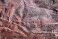 Dark pink abstract background with silver grey brown red and purple hues. A weathered, rust-eaten, crumpled textured sheet of Royalty Free Stock Photo