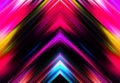 dark pink and blue simple tapered upwards parallel lines background and pattern abstract vibrant geometric rainbow background